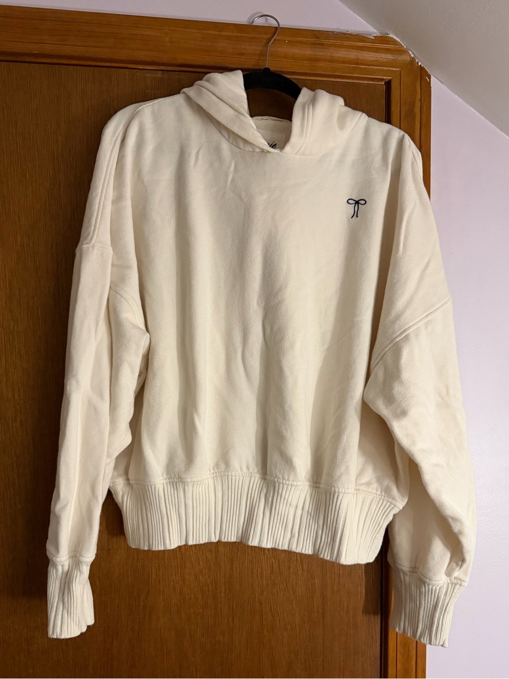 American Eagle Cropped Bow 🎀 Hoodie Size XL EUC